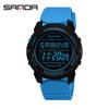 Водонепроницаемые спортивные кварцевые часы Sanda для мужчин - Многофункциональные и Лидер продаж