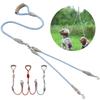 Dog Leash Walk Dog Leash Medium Double Dog Chain Double Lead One Tow Two Leads with Pet Supplies