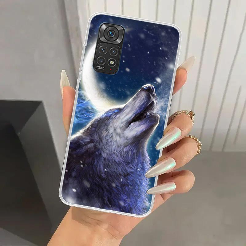 Чехол для телефона «Злой животный волк, свирепый» для Xiaomi Redmi Note 15 14 14S 13 12S 12 Pro 11S 11 Plus 11T 11E 10S, мягкий чехол-накладка с принтом