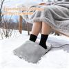 Грелка для ног USB Обогреватель для ног Термическая грелка для ног Мягкий плюшевый теплый чехол для ног Электрическая грелка для ног для дома, спальни