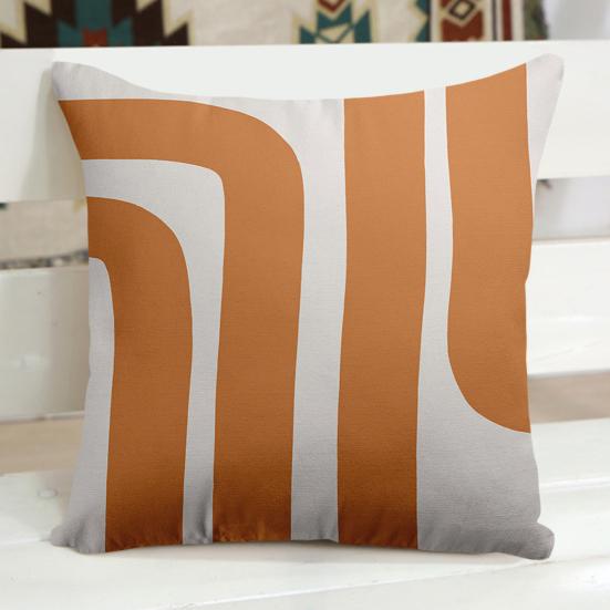 Наволочка с геометрическим принтом, моющаяся, невыцветающая наволочка, очень мягкая квадратная наволочка, украшение для дивана для дома