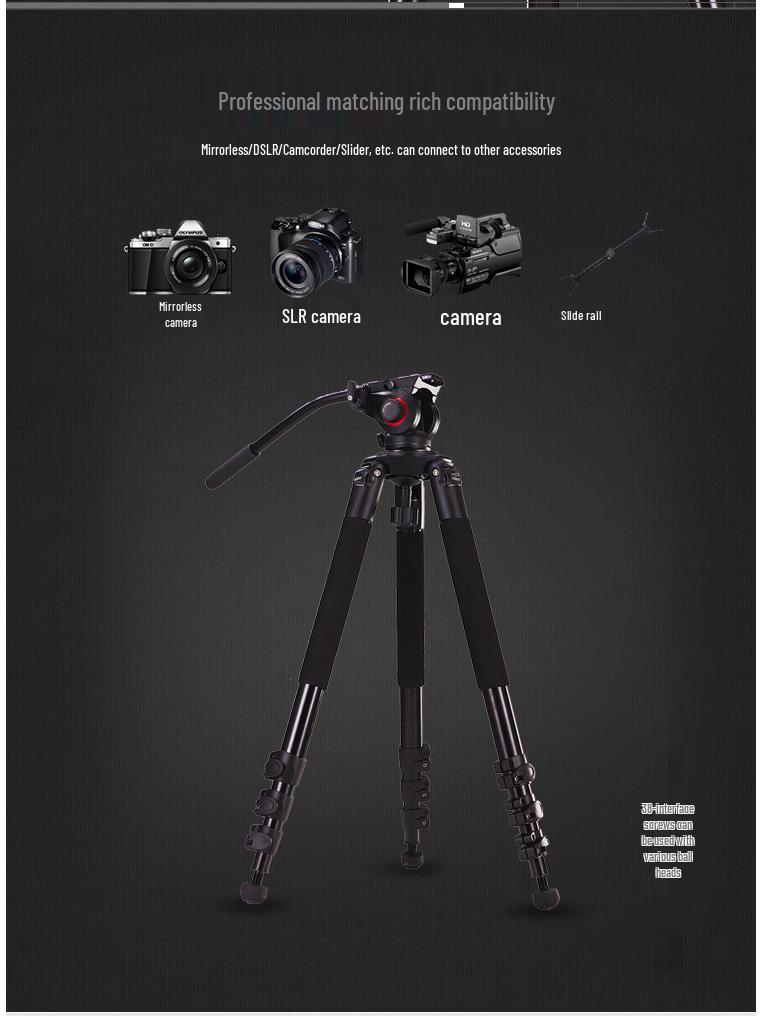M8 Bo Tie Ta MTT702A Профессиональный штатив для DSLR с головкой панорамирования и наклона