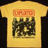 THE EXPLOITED ATTACK ALTERNATIVE Футболка Классическая Желтая Унисекс S-4XL