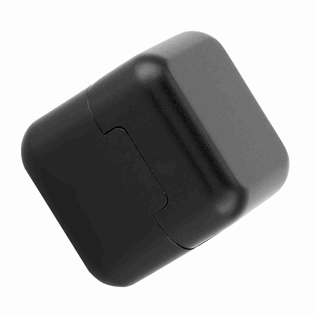 Aluminum Portable Mini Cue Tip Chalk Holder Billiard Pool Chalks Carrier Case (Black)