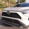 Car Front Frame Mark Grille Cover Trims ABS Grill Emblem Badge Logo Sticker Accessories For Toyota RAV4 XA50 2019-2023 CWH1 b12