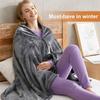 Электрическое одеяло с подогревом, питание от USB, 3 регулируемых уровня, быстрое нагревание, накидка-плед с подогревом для дома, шаль-плед с подогревом