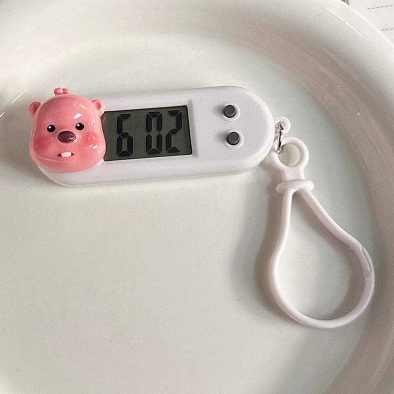 Милые петлевые подвесные цифровые электронные часы рюкзак брелок сумка кулон многофункциональные электронные часы мини-часы таймер подарок