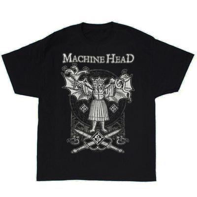 Винтажная футболка унисекс с дизайном Machine Head Evil Twins