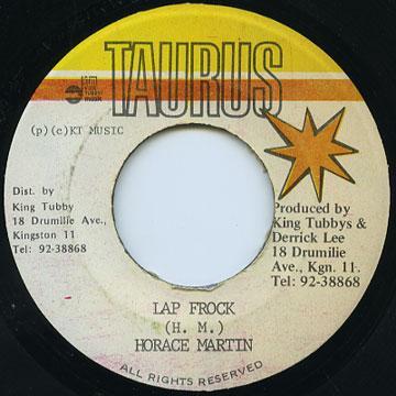 7-дюймовая пластинка HORACE MARTIN - Lap Frock НЕТ Taurus Ямайка Регги, Ска и Даб Б/У