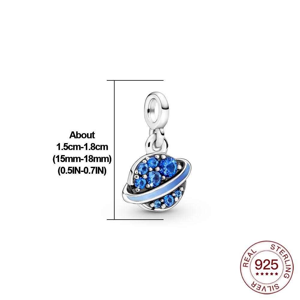 Новый настоящий S925 стерлингового серебра Me Шарм Единорог звезда обруч из бисера подходит оригинальные браслеты Me женские украшения в форме сердца для подарка