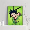 1 шт. Горячая популярная классическая аниме-плакат Gon Killua Hunter X Hunter HD-постеры для дома, комнаты, бара, кафе, декора, художественная настенная живопись, картина