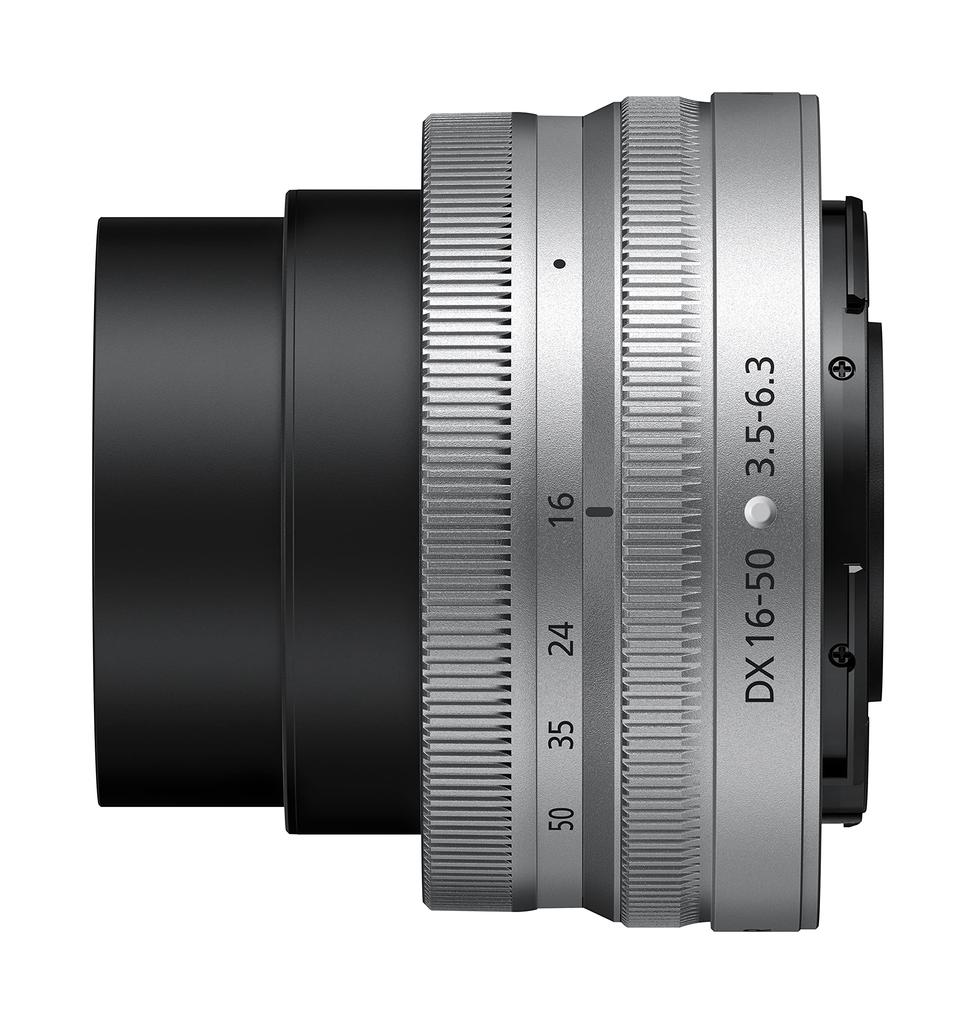 Nikon Standard Zoom Lens NIKKOR Z DX VR Silver Z Mount DX Lens 16-50mm F/3.5-6.3 NZDXVR16-50SL