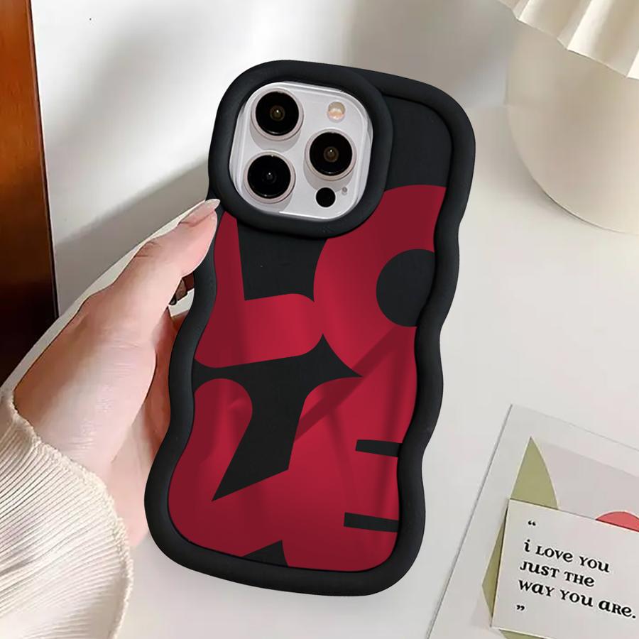 Мягкий чехол для телефона для iPhone 11 14 16 Pro Max 12 8 13 17 Air XR 15 Plus Сердце