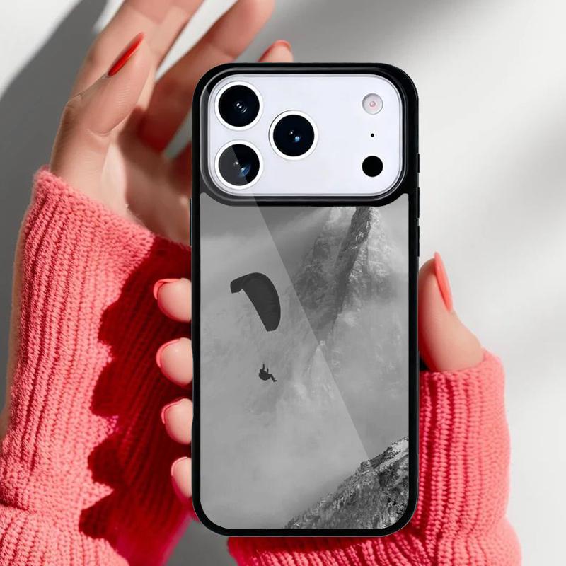 Чехол для телефона с изображением парапланеризма для iPhone 17 Air 16e 15 14 13 Pro Max Задняя крышка для 12 11 Pro Coque