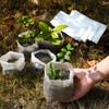 100/1000 шт. Разлагаемые нетканые мешки для выращивания растений, мешок для рассады, мешок для питомника, карманы для выращивания, мешочки для посадки и культивации, садовые инструменты