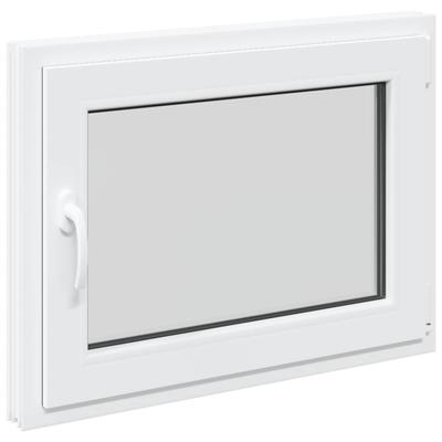 Basement Window Interior Side Color White RISOR 80 X 60 Cm