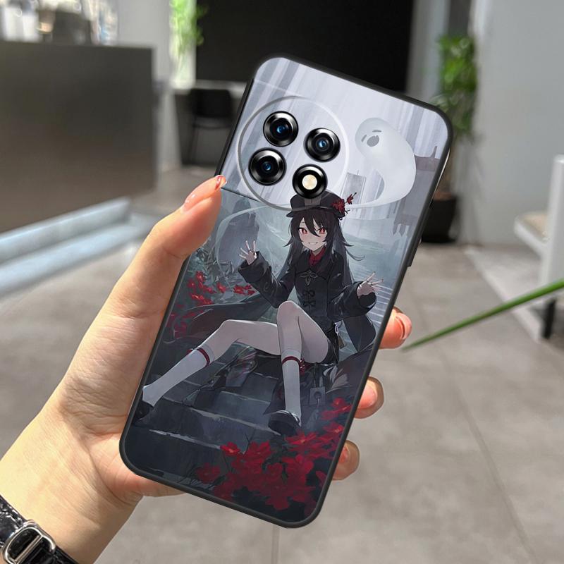 Чехол Genshin Impact Zhongli Hutao для OnePlus 11 8 9 10 Pro 8T 9RT 10R 10T 11R Nord CE 2 Lite 2T N10 N20 Ace Pro