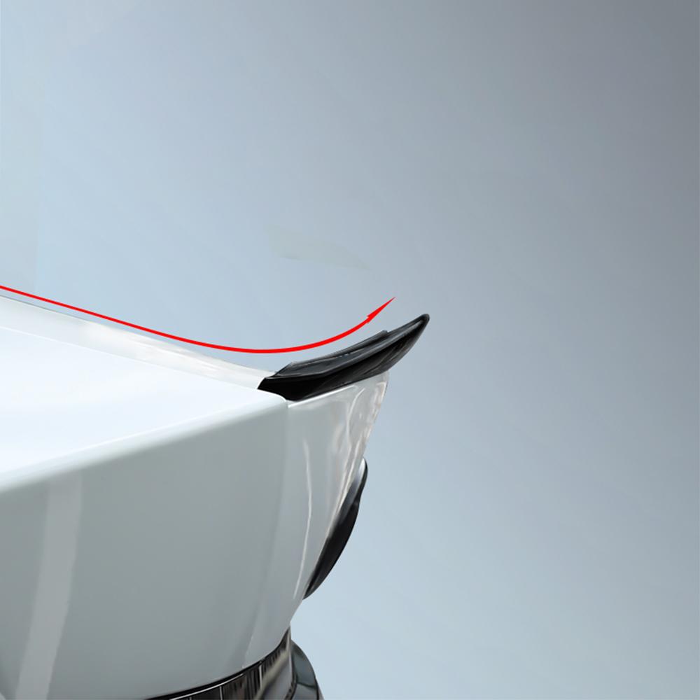 V Стиль для Elantra CN7 21 22 23 задняя крышка багажника автомобильный спойлер крылья черный карбоновый узор обновление внешнего тюнинга