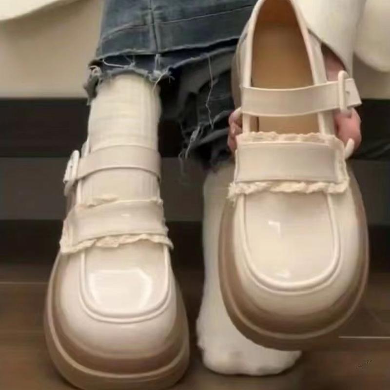 Women Platfrom Mary Jane Shoes Women Fashion Designer Shallow Single Shoes Spring Autumn Ladies Thick Soled Elegant Party Pumps