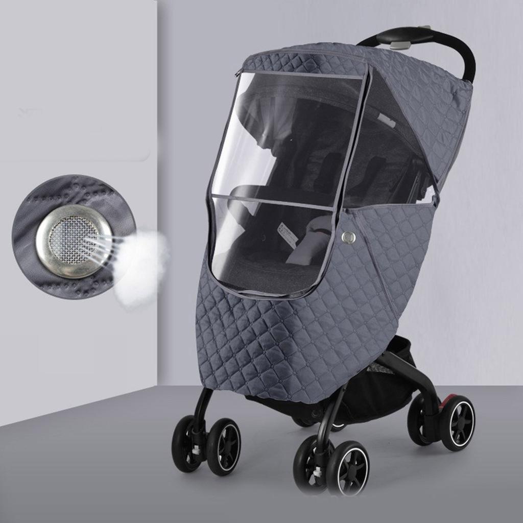 Зимний чехол для детской коляски, ветрозащитный защитный чехол, универсальный пылезащитный чехол для детской коляски, дождевик для детской коляски