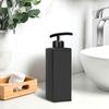 Leeseph Matte Black 304 Stainless Steel Soap Dispenser Square Design Soap Dispenser Liquid Soap Dispenser for Bathroom