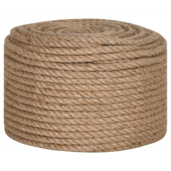 Corde - vidaXL - Jute 100% - 10 mm - 100 m - Écologique et durable