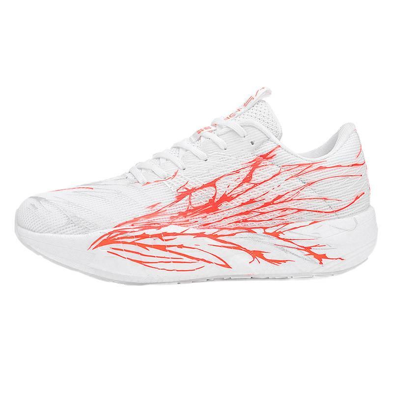 Heartbeat Sixth Generation Boys Carbon Board Running Shoes Older Children Ultra-light Shock-absorbing Sports Shoes Student Racing Running Shoes Re