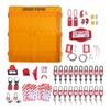 Lockout Tagout Station Kit with Safety Padlock Hasps Circuit Breaker Lock Engineering Plastic Lock Out Tag Out Kit