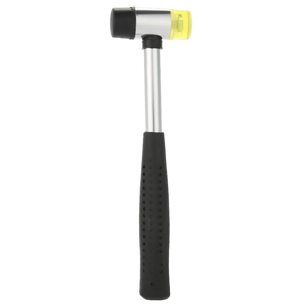 25mm Size Rubber Hammer Rubber Material Double Faced Hammer Plastic Mallet Furniture Assembly