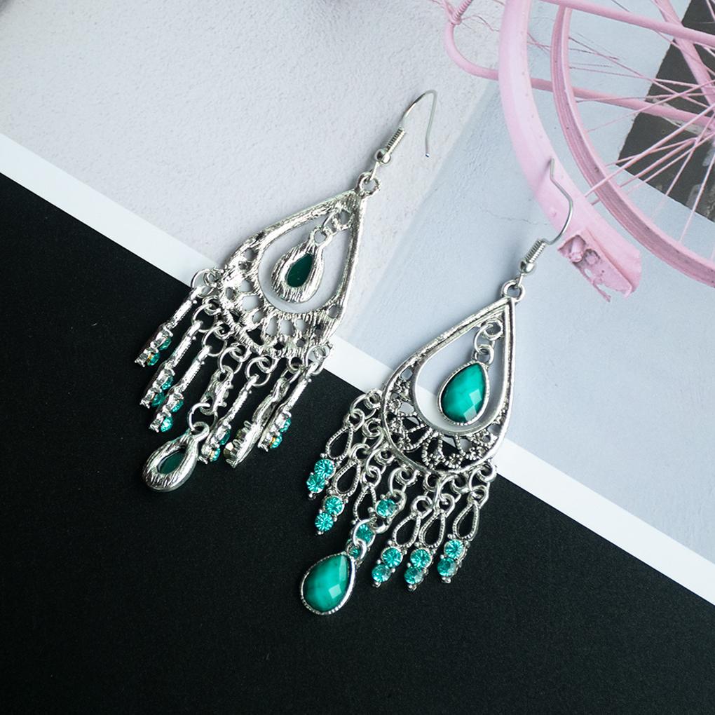 Серьги-капли, подвесной декор, ювелирный подарок, украшение для тела, ажурные висячие серьги-подвески, геометрические богемные серьги