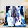 Anime Sessho-maru  Blanket Flannel Blanket for bed, sofa, Camping, Hiking, Picnic Essentials, gift for family Fan gifts