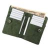 Подлинный ограниченный 720625 складной овчина зеленый [Takeokikuchi] двойной кошелек, кожа, Oyster, цвет, мужской двойной кошелек, кошелек, кожа, [ограниченный
