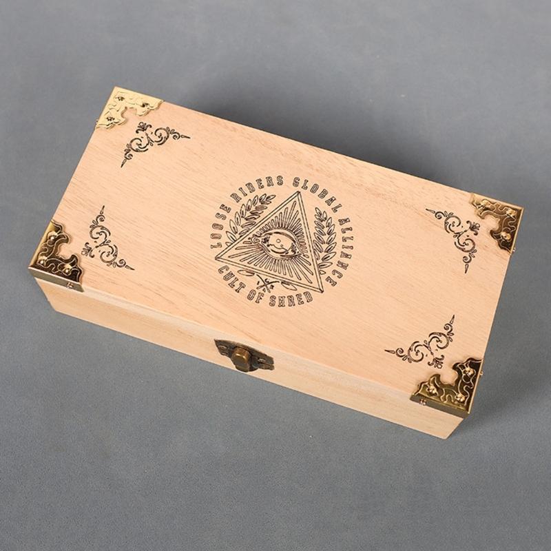Fashion Wood Playing Card Holder Deck Box Storage Case Organizers Playing Cards Poker Card Box Handcrafts For Men Women
