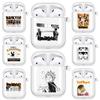 Аниме Haikyuu Shoyo Hinata чехол для Airpod для AirPods 3 2 1 Pro милый мультяшный прозрачный чехол для Airpod Pro Роскошные чехлы для Airpod