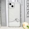 Чехол для телефона с простыми линиями для влюбленных, парный, для IPhone 16 Pro Max 15 14 13 12 11 Mini X XR XS SE2 7 8 14 Plus, мягкий чехол, парная оболочка