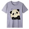 Summer Ladies Cute Cat Printed Cotton Breathable Style T-Shirt Short Sleeve