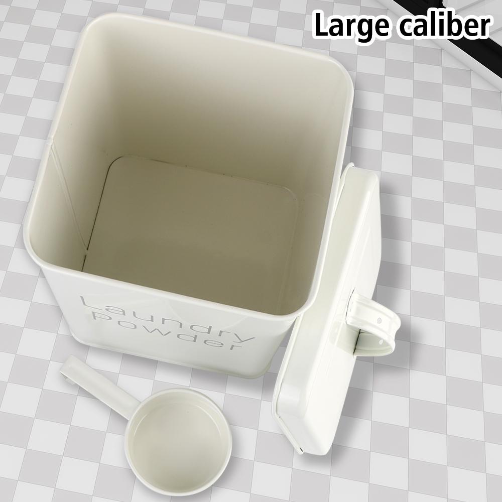 Ящик для хранения стирального порошка 3 кг, контейнер для хранения зерна с мерным стаканом, многоцелевой контейнер для стирального порошка