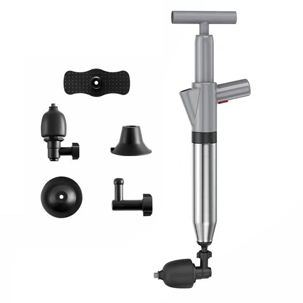 High Pressure Toilet Plunger Unblocker Pipes and Sinks Plunger Air Drain Blaster Cleaner Powerful Manual Pneumatic Dredge Tools