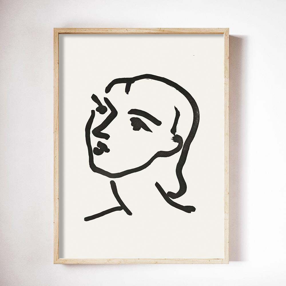 Винтажные настенные художественные постеры и принты в стиле ретро Анри Матисса, абстрактные принты на холсте, винтажный постер, бежевые настенные панно, домашний декор