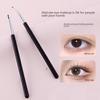 Ultra-Fine Flat Head Concealer & Angled Eyeliner Brush for Tear Groove, Eyelid, and Detailed Eye Makeup