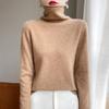 Женский кашемировый свитер Qinghe Cashmere 30% Кашемир 70% Шерсть Осенне-зимний кашемировый пуловер Мягкий и теплый