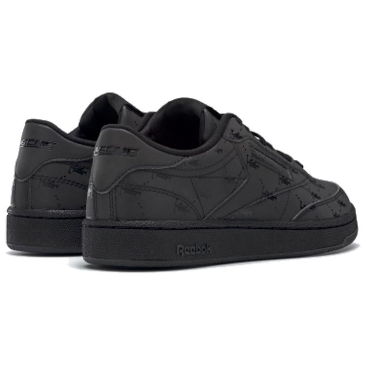 Reebok Trs Rasch x Club C 85 MU 'Triple Black' Унисекс FW8452