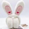 Cute Bunny - Ears Foldable Ear Muffs for Women & Girls - Winter Warm Fluffy Ear Covers