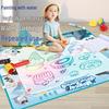 Волшебный водный холст: Детский развивающий коврик-мольберт для рисования и каракулей