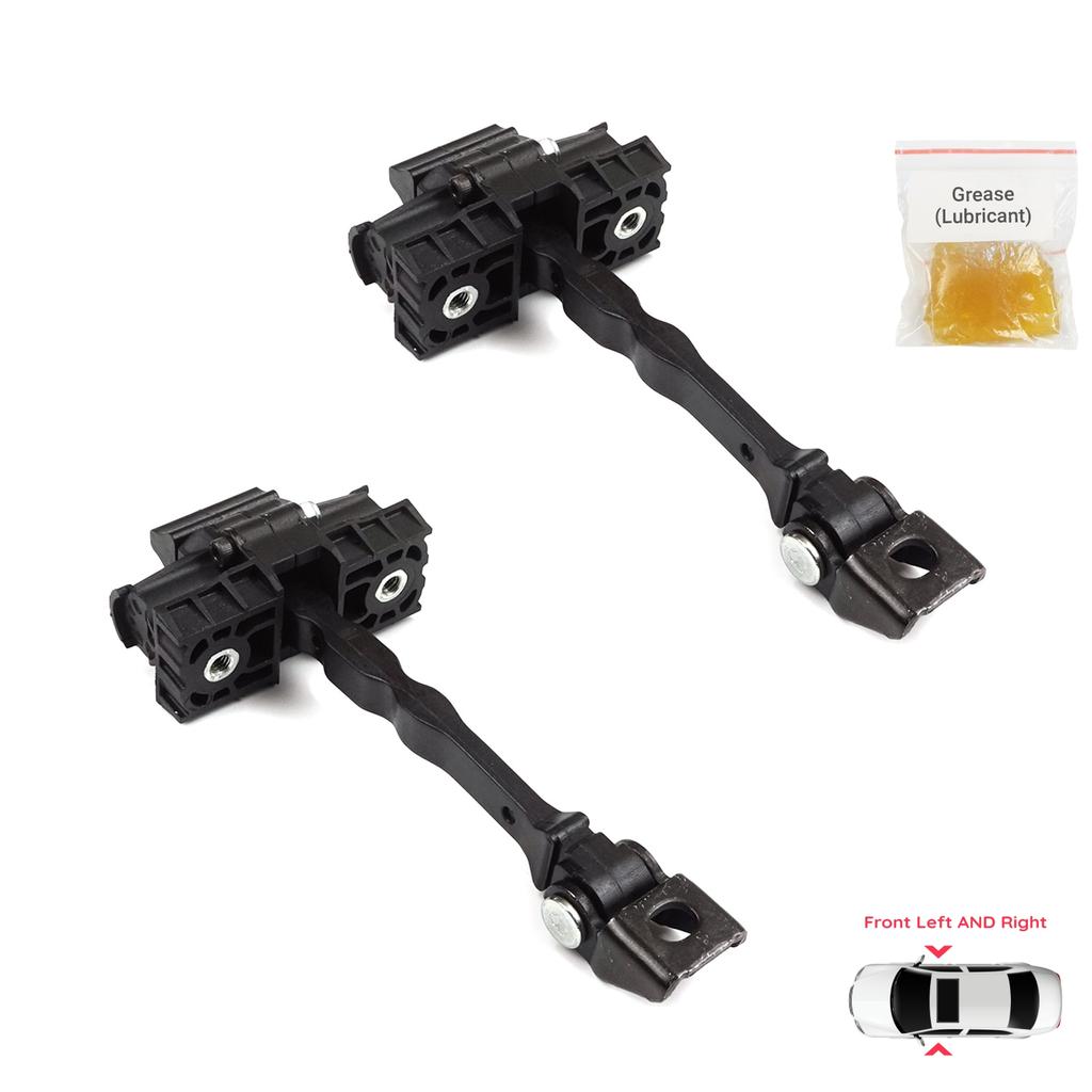 BDP1346-1 2 Pieces Front Door Hinge Brake Stop Check Strap Limiter for VW UP! Skoda Citigo Seat Mii 2011-2024 5-Door Hatchback 1S0837249