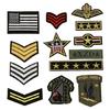 Набор из 13 вышитых военных нашивок Набор вышитых нашивок Нашивка с американским флагом