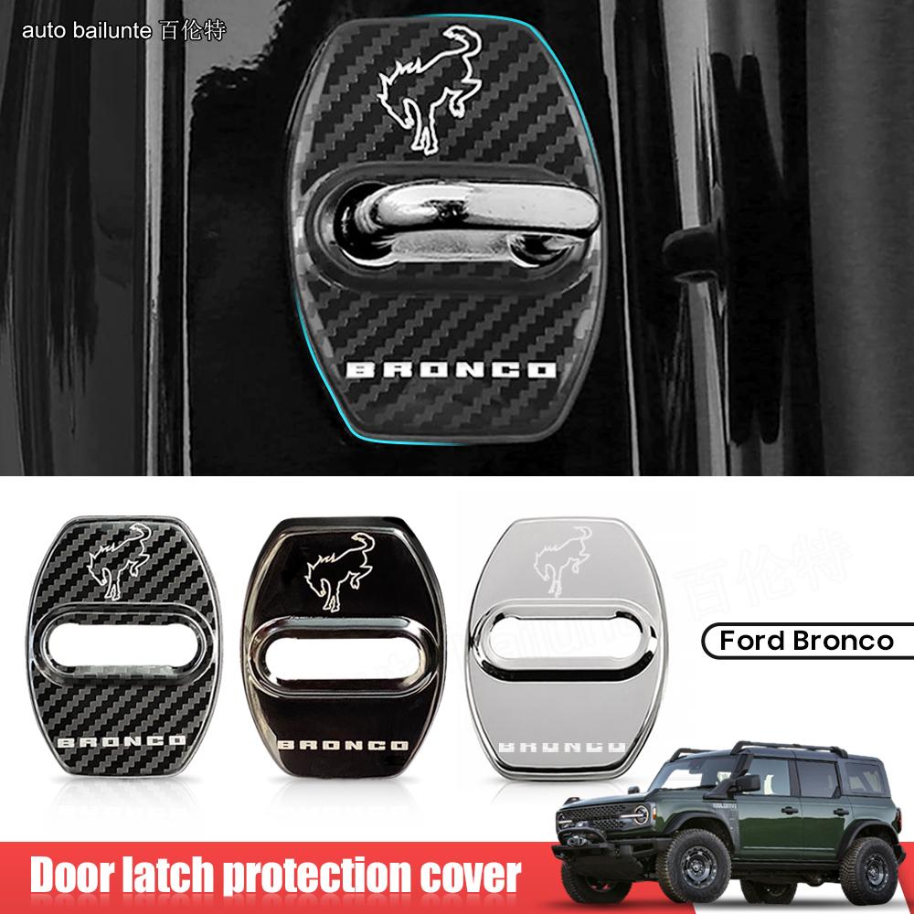 Для Bronco Sport 2-дверный 4-дверный дверной рычаг из нержавеющей стали Защитная крышка Накладка Аксессуары для интерьера Ford Bronco