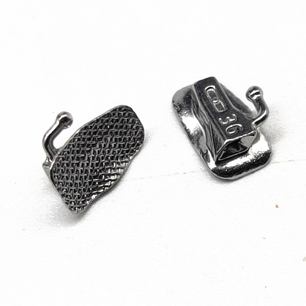 Стоматологическая ортодонтическая буккальная трубка с одним слотом Sgl Tubes MBT/ROTH 022 Неконв. тип, сетчатая основа, ортопедический материал для стоматолога