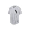Chicago White Sox Eloy Jiménez Replica Baseball Jersey Striped Logo Single-Breasted V-Neck Short Sleeve T-Shirt Men Tops T770J74-CW3