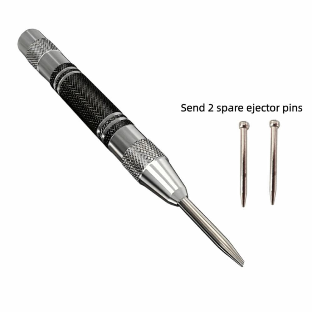 High-carbon Steel Automatic Center Punch Spring Type Hole Marker Punch  Carpentry Tool